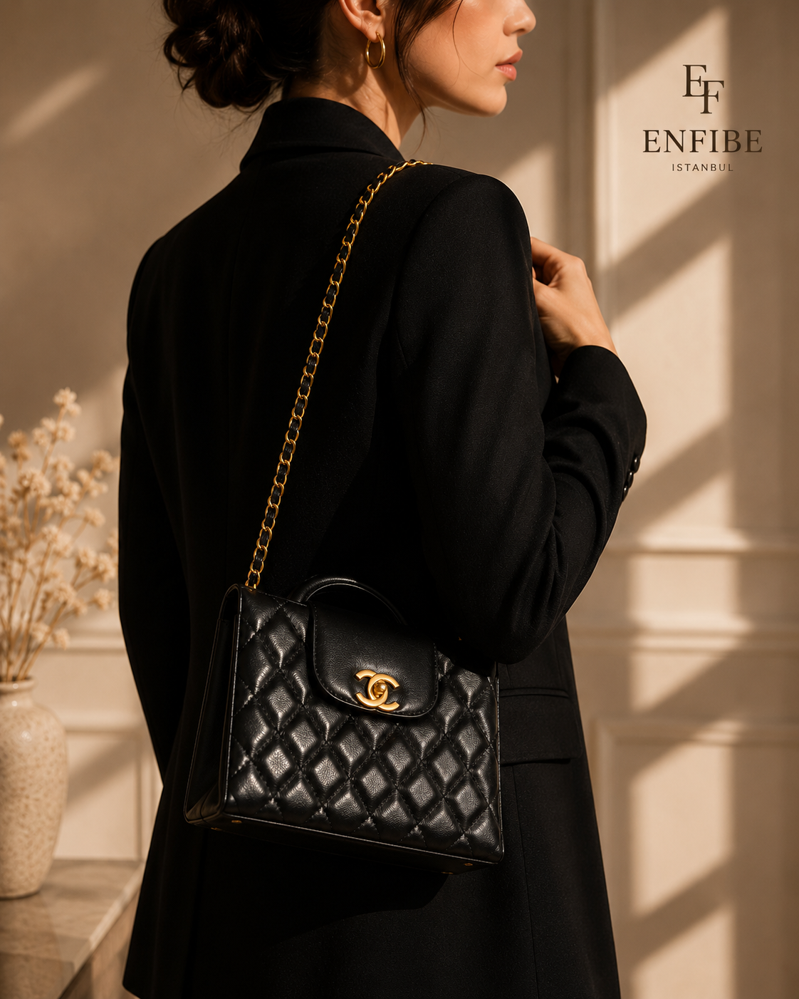 Chanel Kapitone Mini Kadın Çantası Siyah